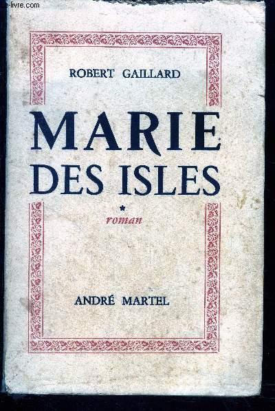 Marie des Isles Livre Premier - l'auberge de dieppe