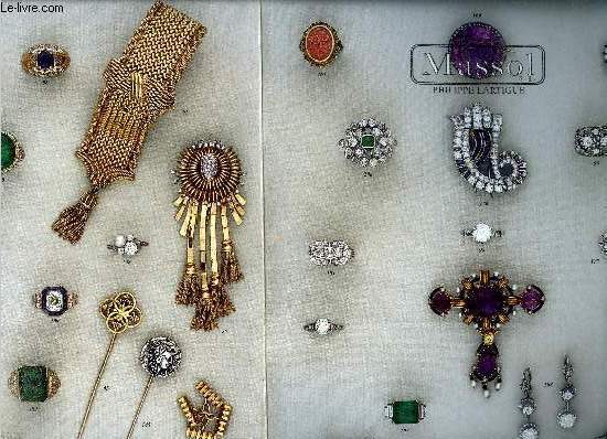 Massol - catalogue de vente aux encheres- hotel drouot - lundi 17 mars 2003 - beau bijoux- beatrice maisonneuve