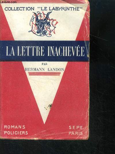 La lettre inachevee - collection le labyrinthe - romans policiers