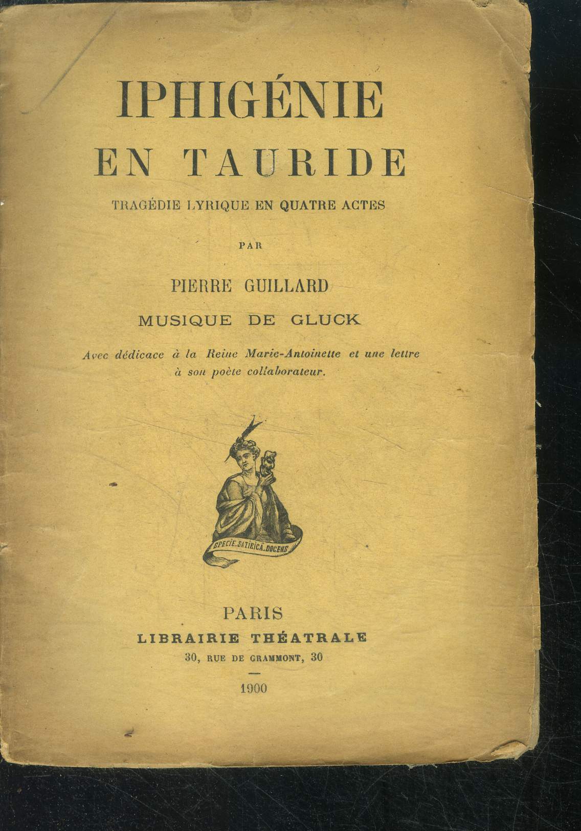 Iphigenie en tauride - tragedie lyrique en 4 actes - musique de gluck