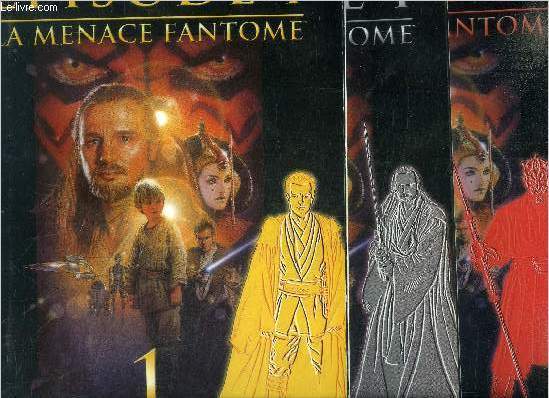Star wars - episode I- La menace fantome- 3 volumes: tome 1+2+3