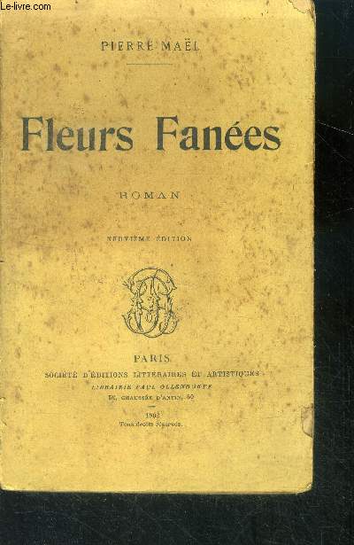 Fleurs fanees - roman - 9eme edition