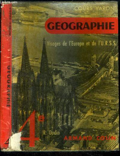 Geographie - visages de l'europe et de l'U.R.S.S. - 4e - Cours varon