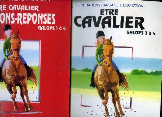Etre cavalier - galops 1 a 4 - 2 volumes : etre cavalier manuel