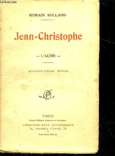 Jean-Christophe I. L'Aube
