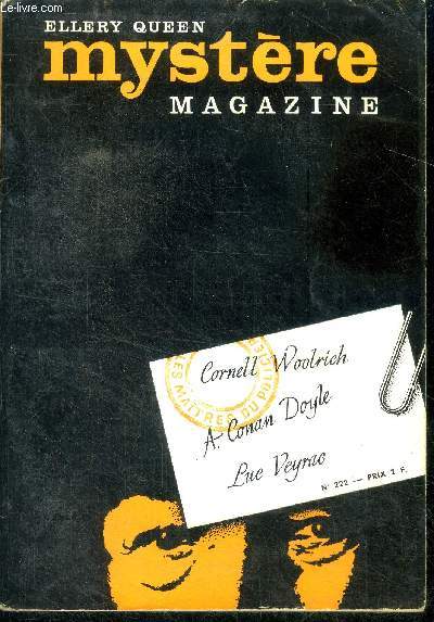 Mystere Magazine N222 - juillet 1966- L'excution de Carol- L'enfant et le scorpion- Plaidoirie pour un homme seul- Orfvre en la matire- 