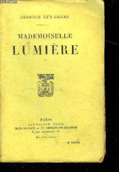 Mademoiselle lumiere - 4e edition