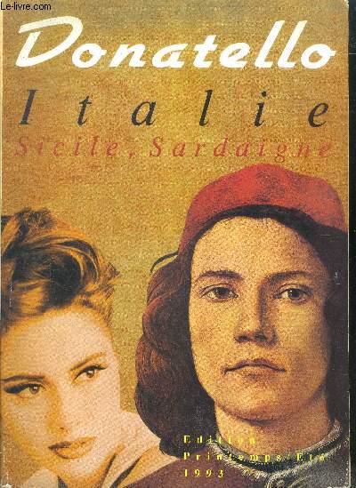 Donatello italie sicile sardaigne - edition printemps/ete 1993 - catalogue de voyages avec tarifs
