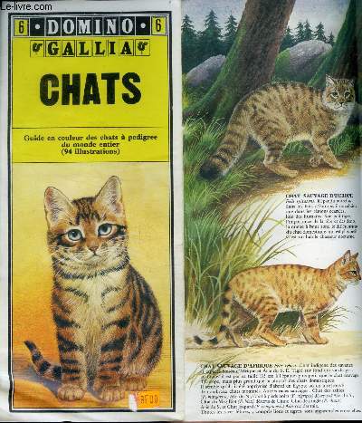 Domino Gallia n 6 - Chats - Guide en couleurs des chats a pedigree du monde entier