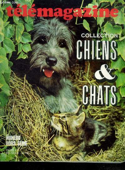 Telemagazine collection chiens et chats - numero hors serie - vierge, sans les cartes