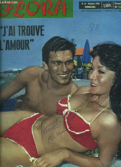 Les photoromans de Flora N10, octobre 1963- j'ai trouve l'amour: photo roman avec delia d'alberti, gill mayeron, lucia bomez, michel gaida- docteur freud- horst bucholz- cine club