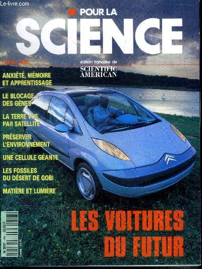 Pour la science N208, fevrier 1995- le blocage des genes, epilepsie anxiete et apprentissage, les fossiles des falaises de feu, la dualite de la matiere et de la lumiere, faire respecter les traites sur l'environnement, l'algue caulerpa, la terre vue....