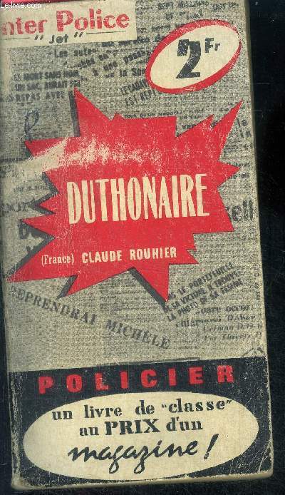 Duthonaire - policier