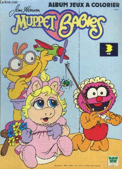 Muppet babies - album jeux a colorier