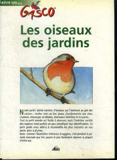 Plaquette Les oiseaux des jardins