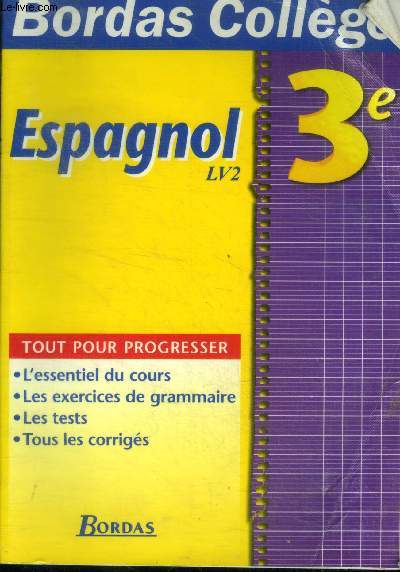 Espagnol LV2 3e