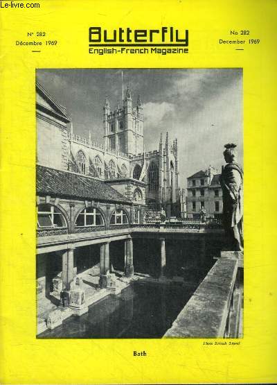 Butterfly english french magazine n282, dcembre 1969 : Arbres de noel- Sea city-Harengs de la saint sylvestre- Une crche originale....