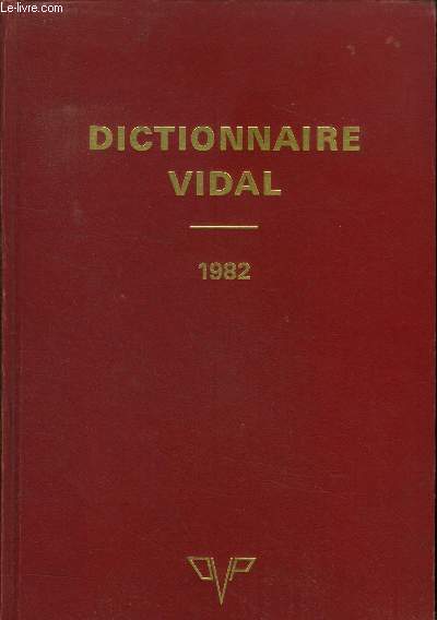 dictionnaire vidal 1982
