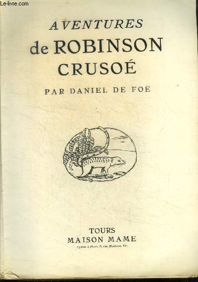Aventures de Robinson Cruso