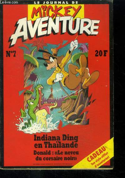 Le journal de mickey aventure n7 , dcembre 1995: Indiana Ding en Thailande. Donal le 