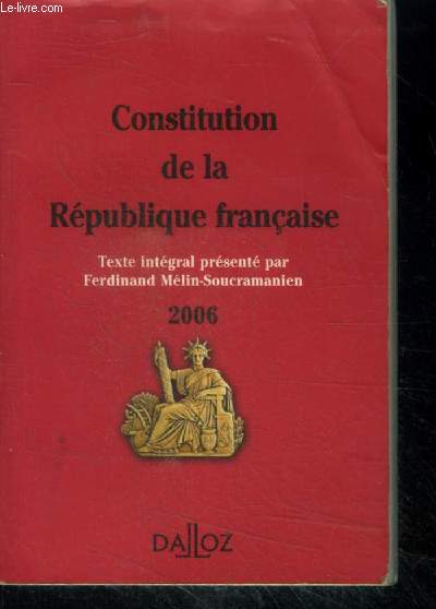 Constitution de la Rpublique franaise 2006