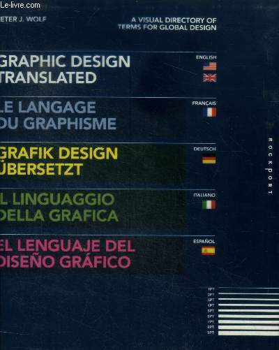 Le langage du graphisme- graphic design translated- Grafik design ubersetzt- Il linguaggio della grafica- El lenguaje del diseno grafico
