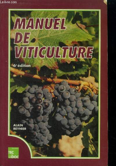 Manuel de viticulture