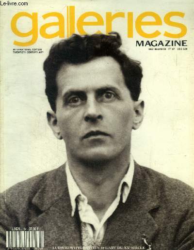 Galeries magazine n34 Dcembre 1989, janvier 1990 : Rideaux de scne- Le poids des choses Olivier Gagnre- Moscow- Jean Louis Garnell- Aurlie Nemours...