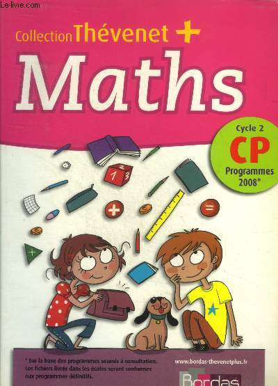 Maths cycle 2 CP. Programme 2008