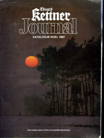 Eduard Kettner Journal Catalogue Nol 1987