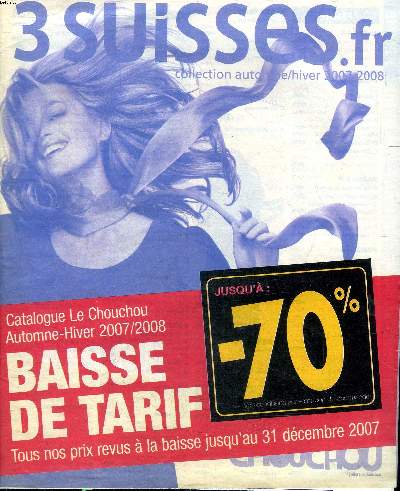 3 Suisses collection Automne / hiver 2007-2008 Catalogue le chouchou