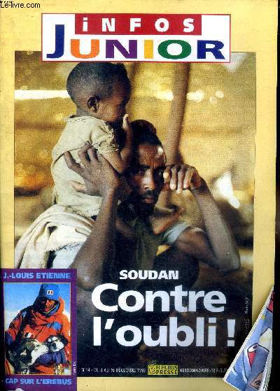 Infos Junior N14 du 4 au 10 dcembre 1993 Soudan contre l'oubli !
