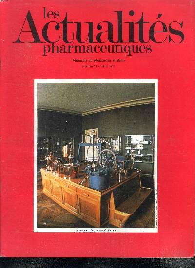Les actualits pharmaceutiques Magazine du pharmacien moderne N91 Juillet 1973