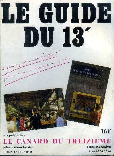 Le guide du 13' Numro triple 19-20-21