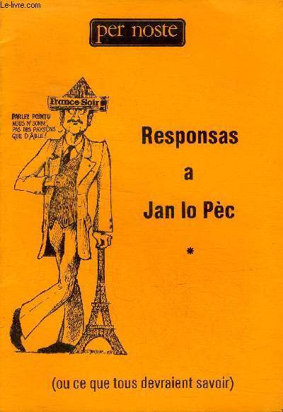 Responsas a jan lo Pc