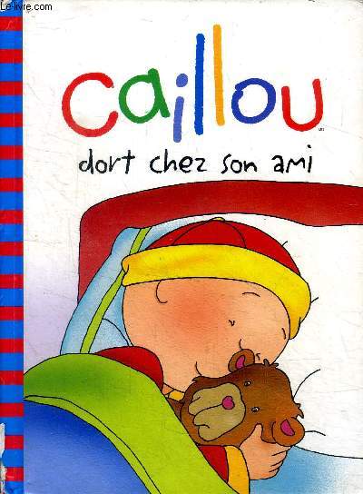 Caillou dort chez son ami