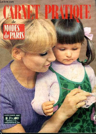 Carnet pratique de Modes de Paris Octobre 1967