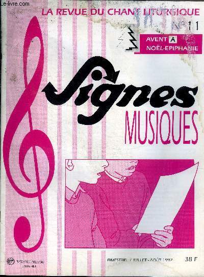 La revue du chant liturgique N11 Signes musiques Avent A Nol Epiphanie