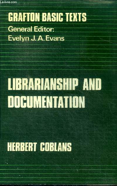 Librarianship and documentation an international perspective