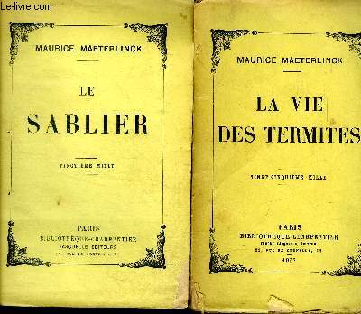 Lot de 2 volumes Le sablier et La vie des termites