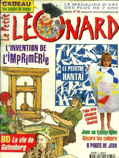 Le petit Lonard N18 Septembre 98 L'invention de l'imprimerie