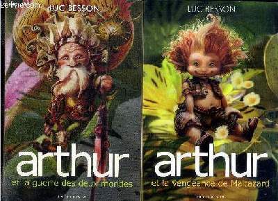 Lot de 2 volumes Arthur et la vengeance de Maltazard Tome 3 et Arthur et la guerre des deux mondes Tome 4