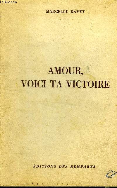 Amour, voici ta victoire N59