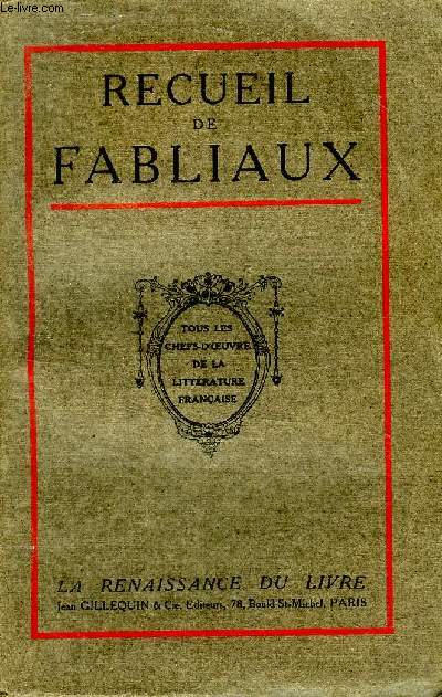 Recueil de Fabliaux