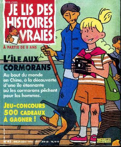 Je lis des histoires vraies N43 Juillet Aot 1996 L'le aux cormorans