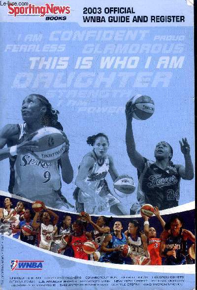 Official WNBA Guide and register 2003 edition