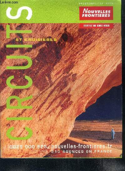 Circuits et croisires Nouvelles frontires Catalogue Printemps / et 2005