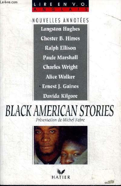 Nouvelles annotes Black american stories