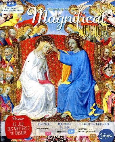 Magnificat junior N173 Dossier Le jeu des mystres du rosaire