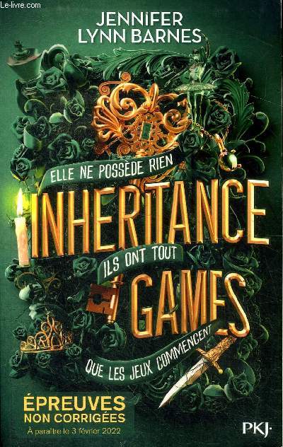 Inhertance games (Epreuves non corriges)